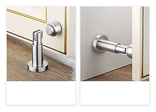 Tope de puerta magnético regulable de acero inoxidable para proteger tu hogar 5