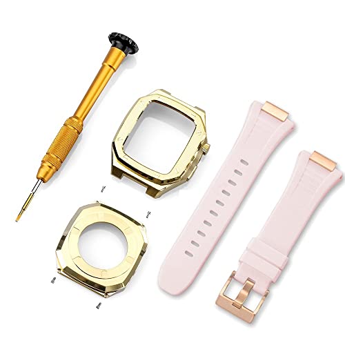 Kit de mod en métal Apple Watch antichoc pour protéger et embellir l'écran