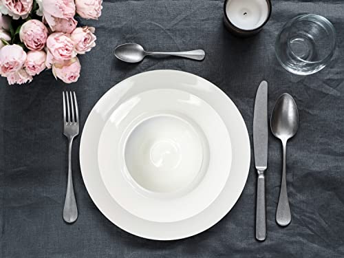 Dinnerware Set, Service For 4, 16 Piece Set, Bone China, White, Microwave Safe, Chip Resistant, Translucent, Elegant Giftware, Dish Set, For, Essential Home, Everyday Living, Kitchen Set #TOP6