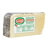 LOCATELLI PECORINO ROMANO CHEESE WEDGE | Approximately 1.25 LBS | 100% Pure Sheeps Milk | IMPORTED from Italy | (1 pack)