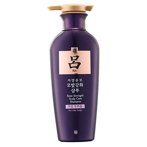 Ryoe Korean Herbal Shampoo for Oily Scalp – Hair Loss Care, Deep Cleansing, Purple 400ml | Korean Shampoo for Greasy Roots & Scalp Balance