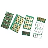 Cet ensemble complet comprend des puces for les quatre couleurs, répondant aux besoins d'impression couleur de vos cartouches compatibles.