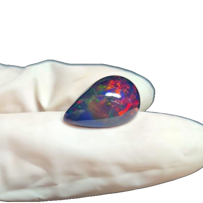 Opale multi feu cabochon 11.5x17 MM gemme naturelle éthiopienne