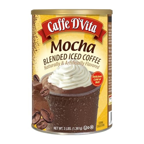 Caffe D'Vita Mocha Blended Iced Coffee - Mocha Powder Frappe