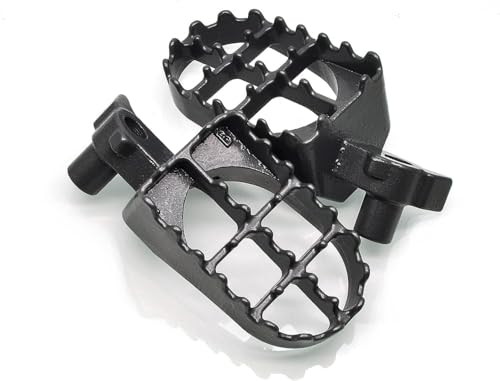 Image of MZS Dirt Bike Foot Pegs, MX Footpeg Footrest Rest Pedal Gray Compatible with YZ65 YZ85 YZ125 YZ250 YZ250F YZ125X YZ250X YZ426F YZ450F YZ450FX YZ250FX WR250F WR450F