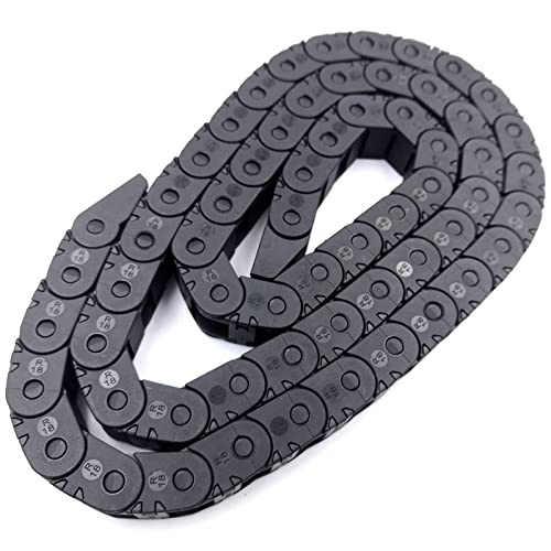 TONONE Corrente de arrasto de cabo transportador de fio 1 metro 10x11mm cabo carregador de fio ponte