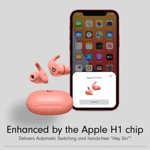 Miniatura 6 de Beats Fit Pro Auriculares Intraurales Totalmente Inalámbricos Con Cancelación Del Ruido Compatibles Con Apple Y Android, Class 1 Bluetooth , Calificación Ipx4, Micrófono Integrado Rosa Coral