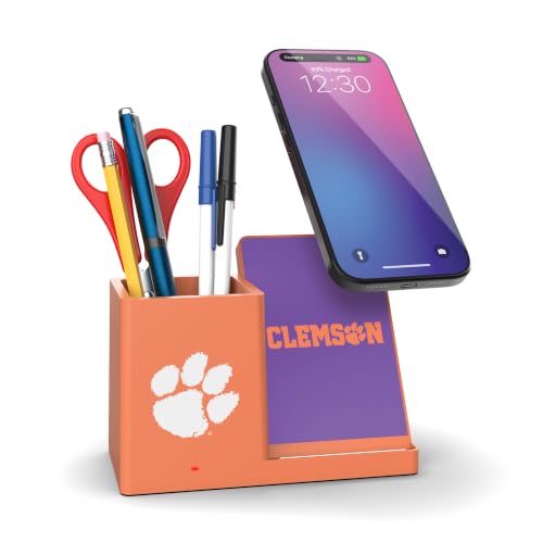 Unisex wireless charging stand & desk organizer