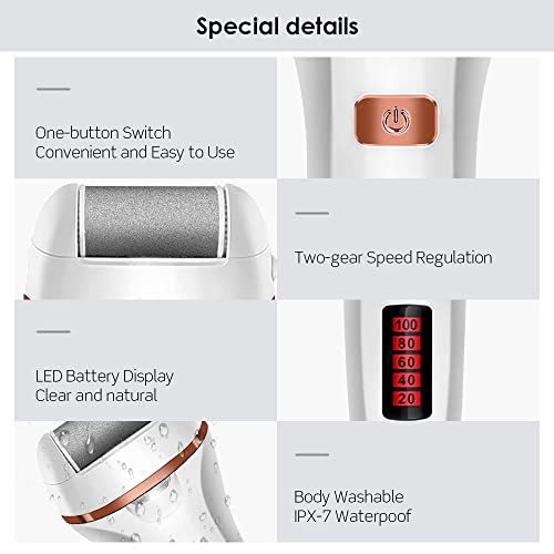 image for iToncs Electric Foot File Callus Remover, Electric Foot Callus Remover