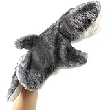 Andux Space パペット ぬいぐるみ 人形劇 手踊り 親子で楽しい  幼稚園 保育園 学校情緒 知育にもSO-04 (サメ)