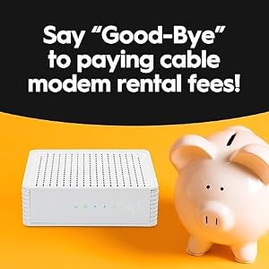 Hitron CODA DOCSIS 3.1 Modem | Certified with Comcast Xfinity, Charter Spectrum, Cox | 10x Faster Than DOCSIS 3.0 | Cable Modem with 1 Gbps Ethernet Port (Renewed) — photo 3 of 6