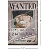 One Piece - Anime TV Show Poster Set (Wanted: Monkey D. Luffy & Roronoa Zoro) (Size: 24 x 36 each) (Laminated Posters)