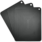 Silicone Trivets Mats Kitchen Tool Set 3 Pcs, Large Silicone Trivets for Hot Dishes,Silicone Trivets