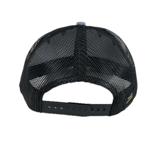 Yellowstone Boné caminhoneiro estruturado em malha cinza e preta Dutton Ranch, Cinza, Tamanho Único