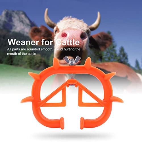 12pçs Anel de Desmame de Bezerro, Clipe de Nariz de Gado de Plástico, Desmame de Animais para Vaca,