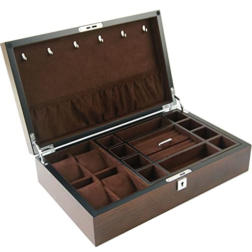 Sac de rangement en bois multifonctionnel YZCIS boîte bijoux montre