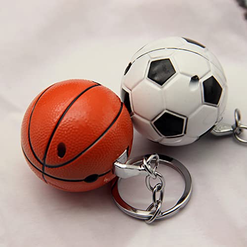 Encendedor creativo con diseño de fútbol y llavero miniatura 6