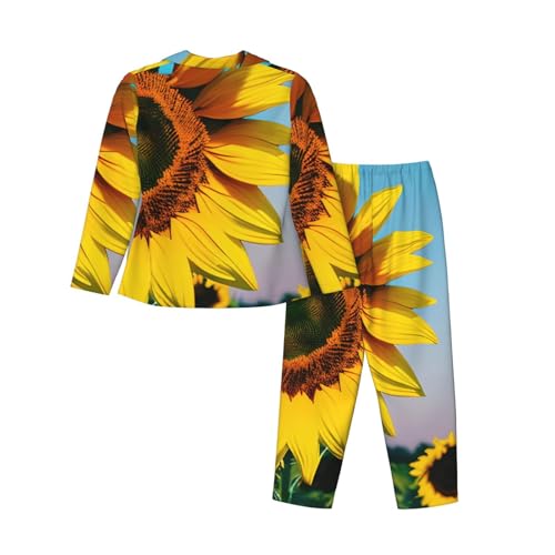 Pyjama femme manches longues fini les nuits fraîches avec l'ensemble à fleurs