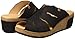 El Naturalista Womens Leaves 5009 Wedge Mule Shoes, Black, EU 38 / US 8