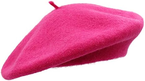 Umeepar Wool French Beret Hat Solid Color Winter Hat for Women
