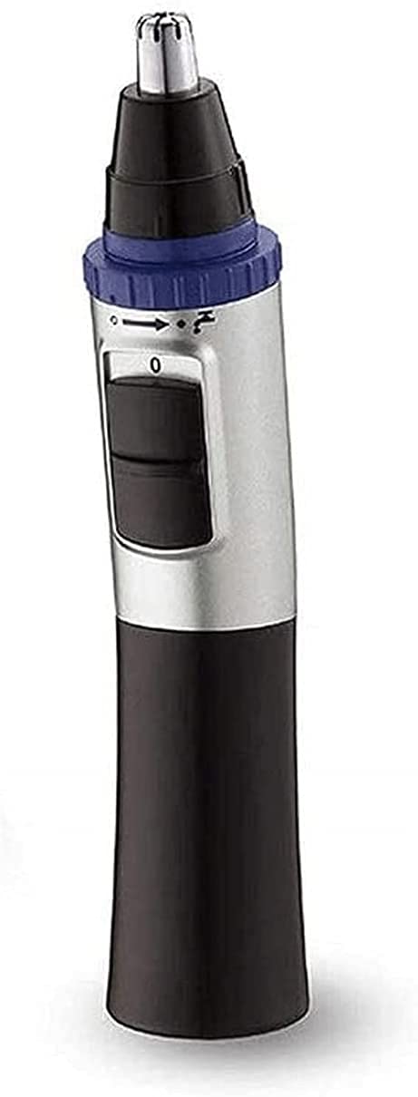 Nose Hair Trimmer - Ear Facial Hair Removal Clipper for Men Shaver Water Resistant Dual Edge Blades