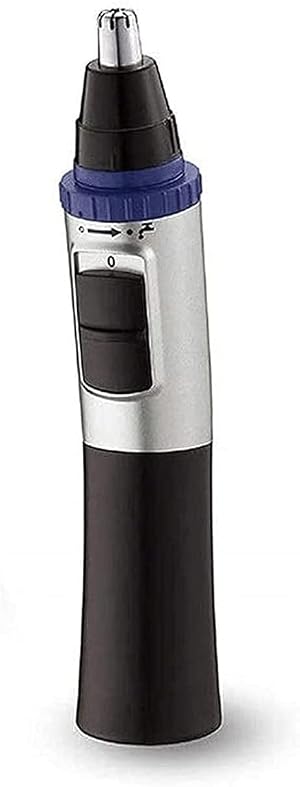 Nose Hair Trimmer - Ear Facial Hair Removal Clipper for Men Shaver Water Resistant Dual Edge Blades