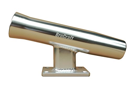 Brocraft Aluminum Tournament Style Single Rod Holder,Wall Mounted/Transom Mounted - 20 Degree #TOP1