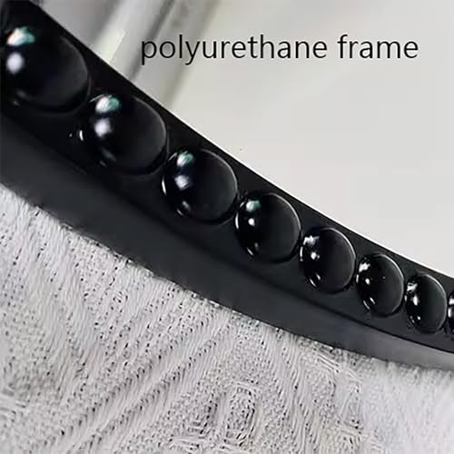 Miroir salle de bain antibuée noir de 60 cm tactile avec 3 couleurs d'éclairage LED - 7
