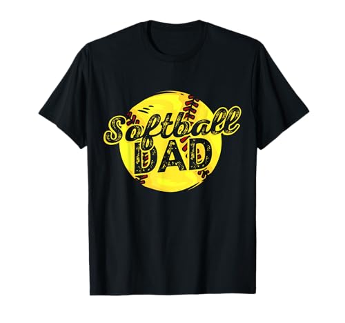 Softball Dad Daddy Fathers Day T-Shirt