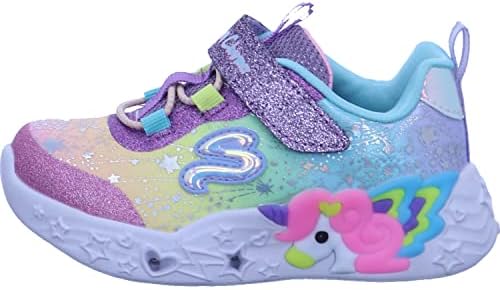 Skechers Kids Girls Unicorn Charmer-Twilight Dr Sneaker, Purple/Multi, 10 Toddler | Image 1