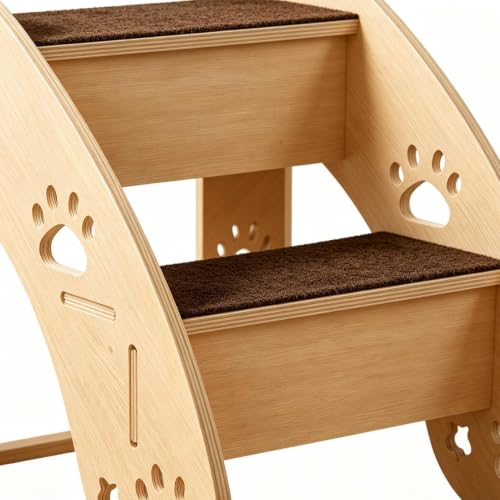 Escalera Trepadora para Sofá Mascotas Perros Pequeños Gatos Mayores y Camas 8
