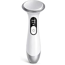 3-in-1 Eye Therapy Device with Heat and Cooling and Vibration, Heated Eye Wand for Dry Eyes, Eyes Puffiness, Eyes Massager for Strain Relief, Dark Circles, Depuffing Wand for Skin Radiance (White)