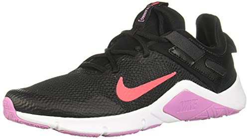 Nike Women's Training Gymnastics Shoe, Black Flash Crimson Beyond Pin, 6.5
