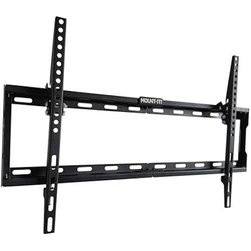 Mount-It! Slim Tilting TV Wall Mount Bracket, 32-65"
