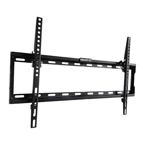 Mount-it! Slim Tilting TV Wall Mount Bracket | Low Profile Tilt TV Mount for Samsung, Sony, Vizio, TCL, LG, Sharp 32 to 65 Inch LCD/LED/4K TVs by Mount-It! - Used condition - US$14.65
