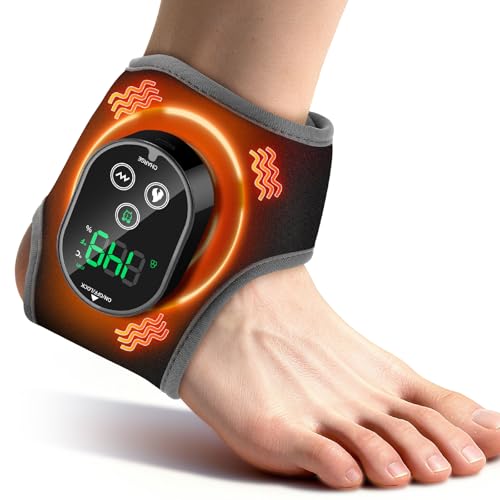 Cordless Ankle Heating Pad with Massage
