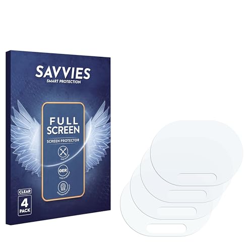 savvies (4 Pack Full-Screen Protection Film Compatible with Horwin EK3 Full Cover Screen Protector 3D Curved [Edge to Edge, Scratch Proof]