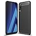 Samsung Galaxy A70 Case,MAIKEZI Soft TPU Brushed Anti-Fingerprint Full-Body Protective Phone Case Cover for Samsung Galaxy A70 2019 6.7"(Black Brushed TPU)