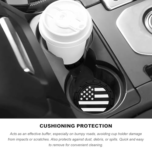 4 PCS Portavasos para Auto con Diseño de Bandera USA miniatura 6