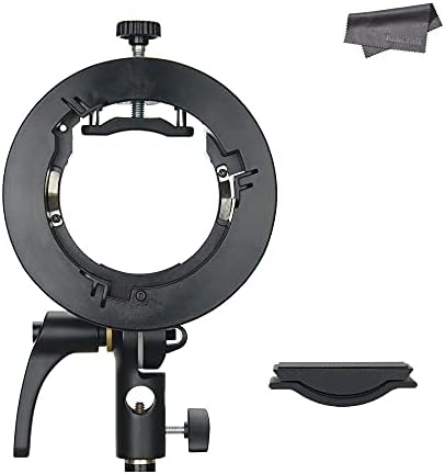 Godox S2 Speedlite S-Type Bracket, Speedlight Bowens Mount Compatible with Godox Camera Flash, V1 AD200Pro AD400Pro AD200 V860II TT685 TT600 TT350, Precise Tilt Control, Umbrella Mount Slot