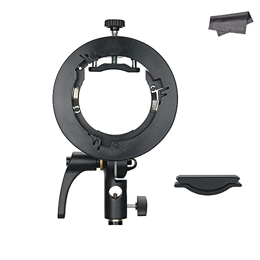 Godox S2 Speedlite S-Type Bracket, Speedlight Bowens Mount Compatible with Godox Camera Flash, V1 AD200Pro AD400Pro AD200 V860II TT685 TT600 TT350, Precise Tilt Control, Umbrella Mount Slot