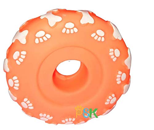 PSK PET MART Non-Toxic Durable Chew Tyre Squeaky Sound Toy for Small, Medium Dog and Cat Orange (B08YXB815V) Amazon Price History, Amazon Price Tracker