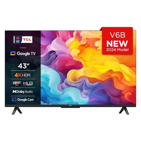 TCL 43V6B 43 Pouces 4K HDR Smart TV Cover