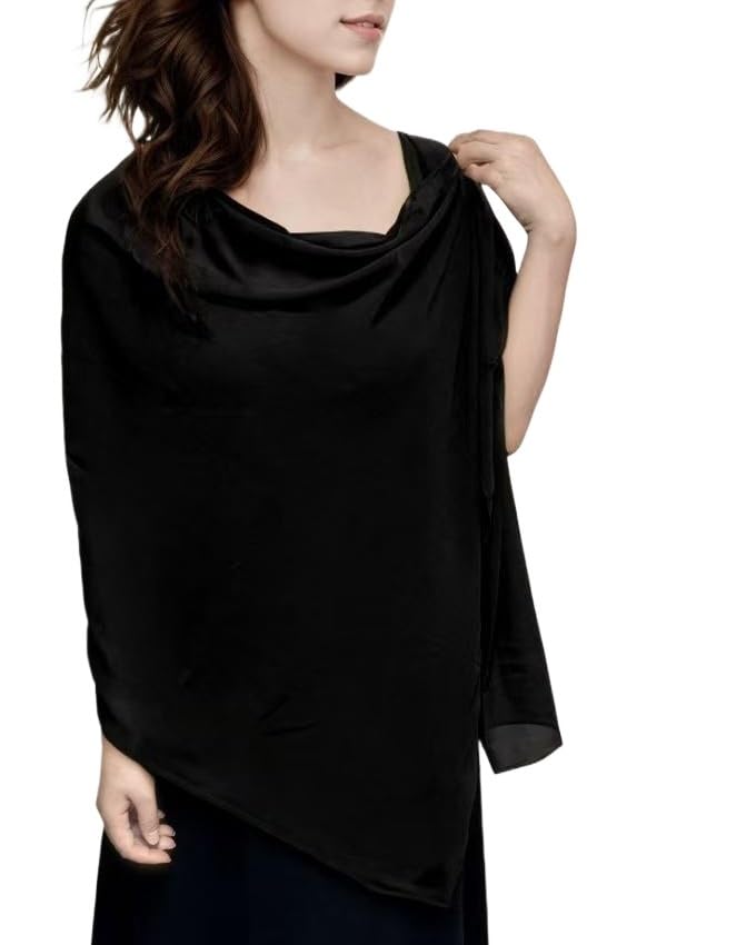 Dressy Shawls for Evening Dress Chiffon Wraps Elegant Soft Silky Wedding Bridal Scarf4