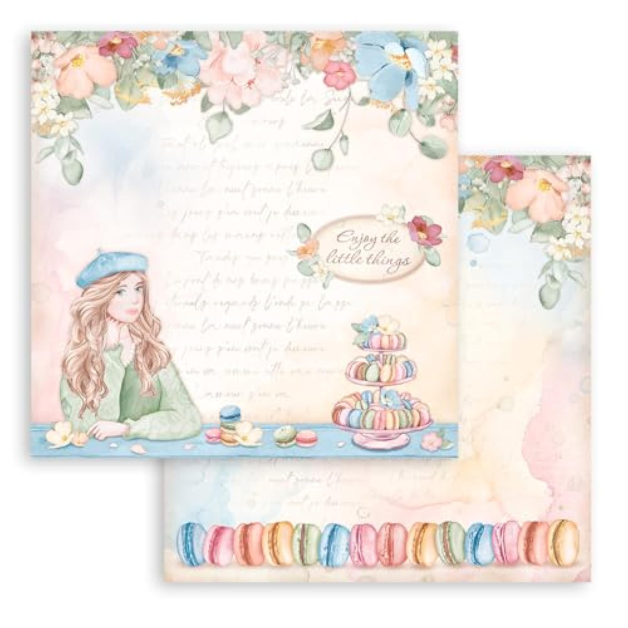 Double-Sided Paper Pad 12"X12", 10 Sheets
