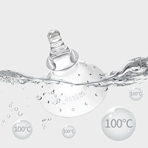 Haakaa Nipple Shield for Breastfeeding with Latch Difficulties Cracked Flat or Inverted Nipples BPA Free, 1pc(Round Shape)