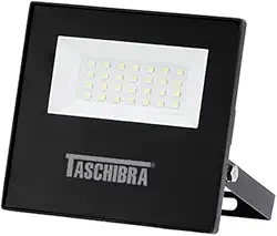 Refletor Tr Led Slim 50w 6500k Preto Taschibra