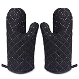 【Handwaschbar】 Dieses Paar Topflappen ist handwaschbar und wiederverwendbar, wodurch sich Ihre Betriebskosten direkt verringern. Oberfläche verschmutzt, einfach mit Wasser reinigen