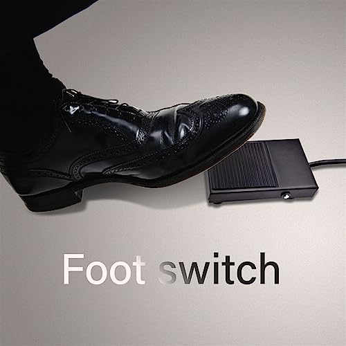 Interruptor de pedal eléctrico de metal momentáneo de 220V y 10A para control estable 5