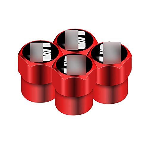 NADAENTA 4 Piezas Tapas de válvula de neumático de aleación de Aluminio...